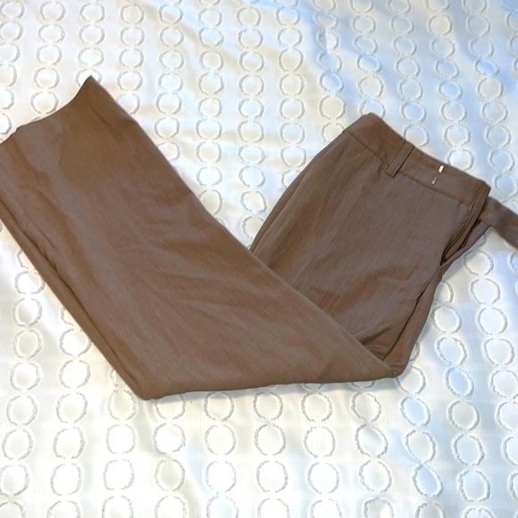 Eddie Bauer Mercer Fit Pants | Size 8P Petite | Taupe Brown - Picture 1 of 6